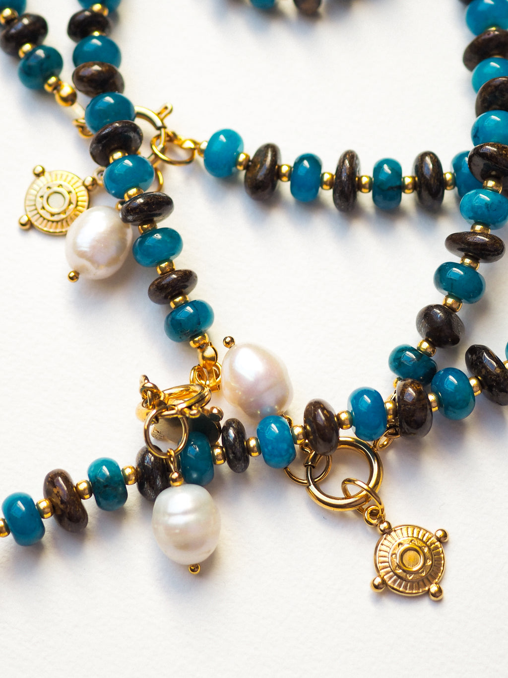 TEAL ORBIT – Perlenkette